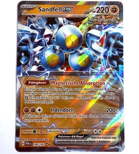 PAR DE - 108/182 Sandfell EX / Sandy Shocks EX Paradoxrift Pokémon Karte Deutsch - Picture 1 of 1