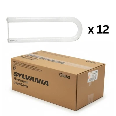 Sylvania Curvalume FB40CWX6 Bulbs Medium Bipin T12 40W 4100k - Case Of 12 - NEW - Image 1 of 3