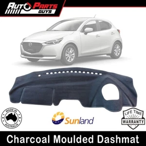 Fits Mazda 2 DJ DL 2014 2015 2016 2017 2018 2019 - 2025 HUD Charcoal Dashmat - Picture 1 of 2