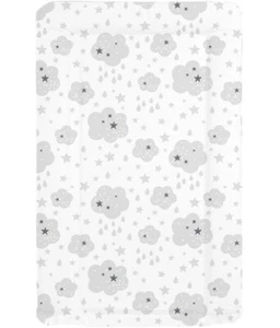 Baby Changing Mat Nursery New Born - Storm Clouds - Soft PVC Raised Padded Sides - Picture 1 of 1