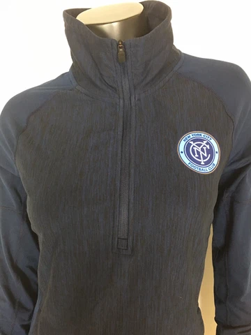 WOMEN'S ADIDAS SAMPLE NEW YORK CITY FOOTBALL CLUB MLS HALF ZIP JACKET.        A9 Cover