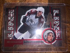 1997-98 DONRUSS -- Peter Forsberg -LINE 2 LINE ** DIE-CUT -RARE -- 023/250 Mint