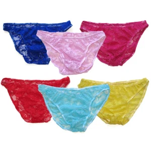 G788 Hot Herren Floral Rose Spitze Sexy Bikini Nylon Elasthan - Bild 1 von 13