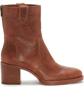 NUOVO Vince Camuto Zeldina stivaletto/zip posteriore US 12/44 caldo caramello VC-ZELDINA - Foto 1 di 17