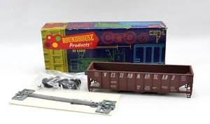 Vintage HO Roundhouse Western Maryland WM 3 Bay Open Hopper Model Kit - Picture 1 of 2