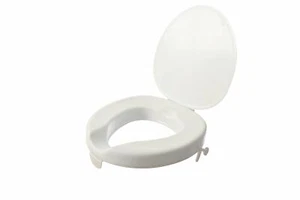 2 Zoll (5 cm) Serenity Bariatric (bis 34.) Toilettensitzerhöhung MIT DECKEL - Bild 1 von 7