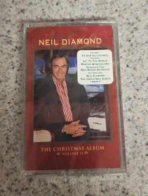 Neil Diamond - The Christmas Album Volume II Cassette SEALED w/ Hype Sticker  - Image 1 of 4