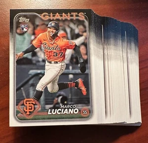 Lot (50) 2024 Topps Series 1 Marco Luciano Rookie Card Lot (#232) Giants RC - Picture 1 of 2