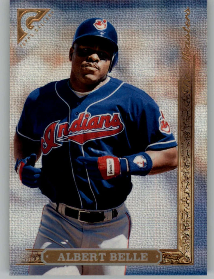 1996 Topps Gallery #157 Albert Belle Indians  - Image 1 of 1