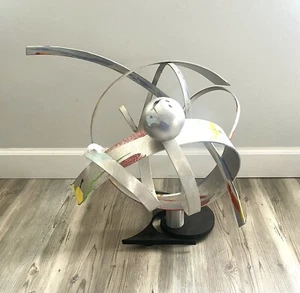 Vintage Industrial Metal Art Sculpture Room Decor - Picture 1 of 6