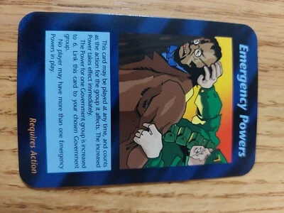 Illuminati New World Order NWO Card Game   EMERGENCY POWERS - Image 1 of 3