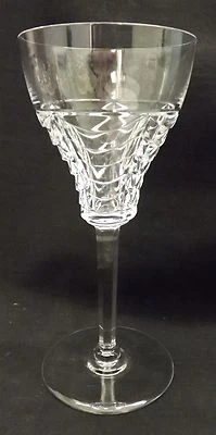 Orrefors Sweden Lead Crystal Water Stem - Draped Design  Stunning! - Image 1 of 3