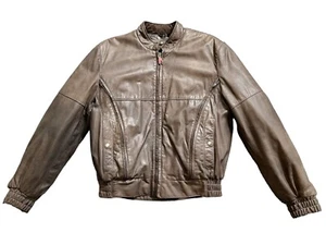 FIRSTGEAR by Hein Gericke Leather Bomber Jacket Women Size MEDIUM Liner Vented - Bild 1 von 24