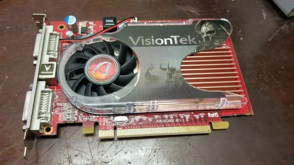 VisionTek ATI Radeon HD 3650 PCIe x16 Video Graphics Card 512MB 3650PCIe512GC - Image 1 of 2