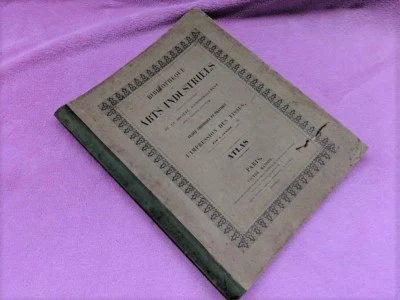 Atlas, Biblio, Industrial Arts, Treaty, The Printing Of Fabrics, J. Persoz 1846 - Image 1 of 4