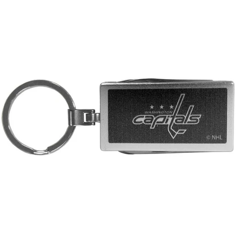 Washington Capitals Multi Tool Key Chain [NEW] NHL Swiss Army Knife File Ring Cover