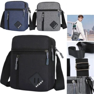 Men's Bag Travel Work Cross Body Utility Shoulder Waterproof Handbag Messenger - Picture 1 of 15
