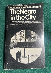 The Negro in the City -Problems of American Society Leinwand Rare Book 1968 1st - Picture 1 of 5