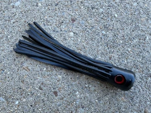 TACKLEWORKS Mini Chugger Scoop Head 5.5" Fishing Lure Ballyhoo Marlin - Black - Picture 1 of 1