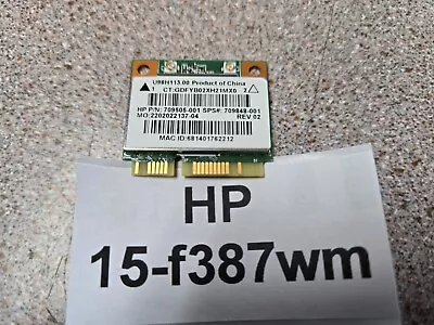Genuine HP Pavilion 15-F 15-F387WM Wifi Wireless Card 709505-001 - Image 1 of 2