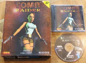 TOMB RAIDER BY CORE DESIGN / EIDOS (1996) (PC CD-ROM) ORIGINAL BIG BOX RELEASE - Picture 1 of 12