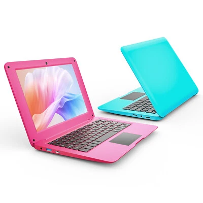 10.1'' Laptop Computer Quad Core Android 12.0 Mini Netbook 2G RAM+64GB ROM Kids - Image 1 of 4