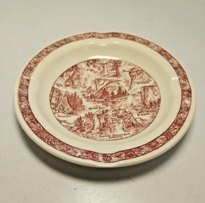 Vintage Yosemite National Park California Vernon Kilns Pottery Ashtray - Picture 1 of 11
