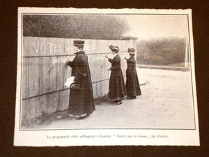 Londra nel 1908 La propaganda delle donne suffragiste - Bild 1 von 1