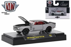 1:64 M2 Machines *AUTO-SHOWS 67* Black & Silver 1968 Chevrolet Camaro SS350 NIP - Picture 1 of 1