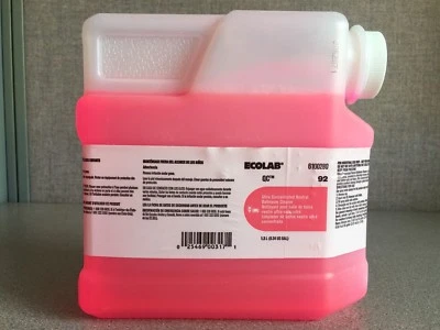 ECOLAB 6100280 - QC 92 - Ultra Concentrated Neutral Bathroom Cleaner - Image 1 of 4