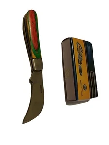 Pocket Knife Hawkbill by Rite Edge Pakawood Handles - Picture 1 of 4