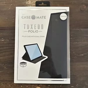 Case Mate TUXEDO FOLIO Dual Stand Black Case Cover for iPad Air 2020 New - Picture 1 of 3