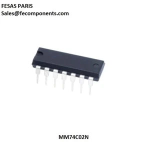 National Semiconductor MM74C02N IC Logic Gates Quad 2-Input NOR PDIP14  (2Pcs) - Picture 1 of 1