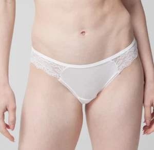 SOMA Enchanting Lace Bikini, 37632, Optic White, Medium - Picture 1 of 7