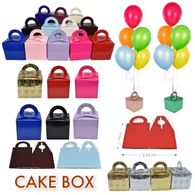 Caja con forma de pastel de 10 pesos globo helio decoración de fiesta boda cumpleaños todo bo Foto 1 de 2