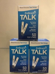 Embrace TALK Strisce Reattive Glicemia Numero 150. SCAD:10/2026 SPEDIZIONE GRATUITA - Foto 1 di 5