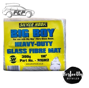 Silverhook Big Boy Glass Fibre Mat Sheet 300g for Car Boat 1sqm use with Resin - Picture 1 of 1