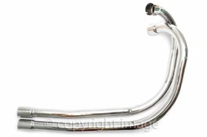 Exhaust Pipes, Triumph T90, 1964-66, 70-5325, 70-5327, UK Made - Picture 1 of 8