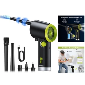 Elektrischer Luft-Staubbläser 41000 RPM kabellos wiederaufladbar PC Auto Rein... - Bild 1 von 2