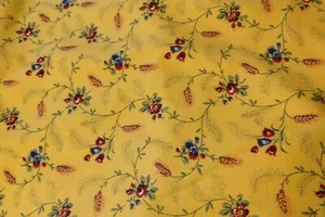 Countryside Inn 2005 estilo de celebración con tela RJR FQ amarillo floral #FA21 - Imagen 1 de 2