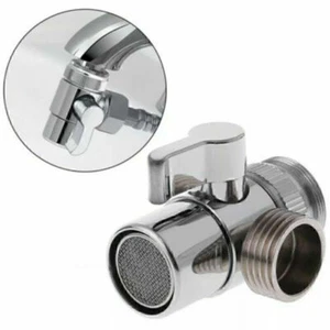 2Wege Auslauf Ventil Umsteller Wasserhahn Armatur Intim-Dusche T-Adapter Bad WC - Bild 1 von 11