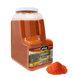 Prima Spice Hot Cayenne Pepper Powder Bulk 5 LBS-60,000 SHU Heat Unit-Gluten ... - Picture 1 of 4
