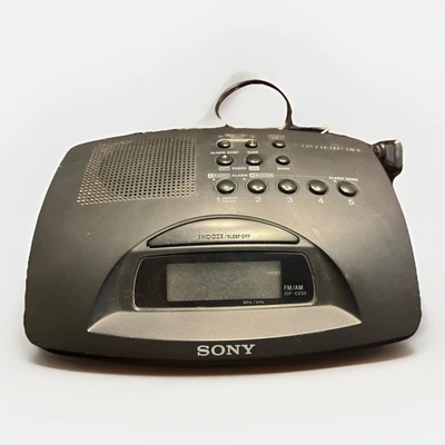 SONY Dream Machine Digital AM/FM Clock Radio (ICF-C233) Tested and Works Great - Image 1 of 3