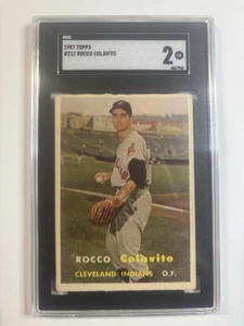 1957 Topps #212 Rocco Colavito SGC 2 - Picture 1 of 2