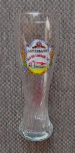 Lauterbacher Weißbierglas 1l "Hoch lebe Lauterbacher Bier" Brauerei aus Augsburg - Bild 1 von 5