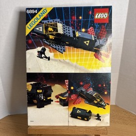 LEGO 6894 Blacktron Invader Space Illustrated Vintage Instruction Manual English