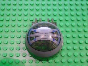 Lego 50747px1 Window Cockpit 6x6x3 Star Wars 7283 7252 Trans-Brown