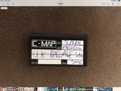 C MAP 2002. UK PASSAGE SOUTH, ALL UK TO SPAIN,PORTUGAL suit Raymarine RL70 - Image 1 of 4