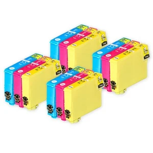 12 C/M/Y Ink Cartridges XL for Epson WorkForce WF-2820DWF & WF-2840DWF - Picture 1 of 7