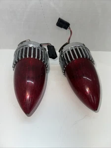 Juego de 2 conjuntos de luces traseras originales Cadillac Bullet 1959 Rat Rod Torpedo - Imagen 1 de 17